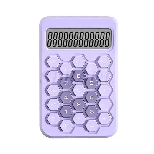Calculator Hexagonal Candy Purple