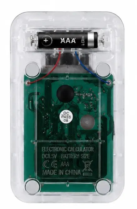 Calculator Transparent Blue