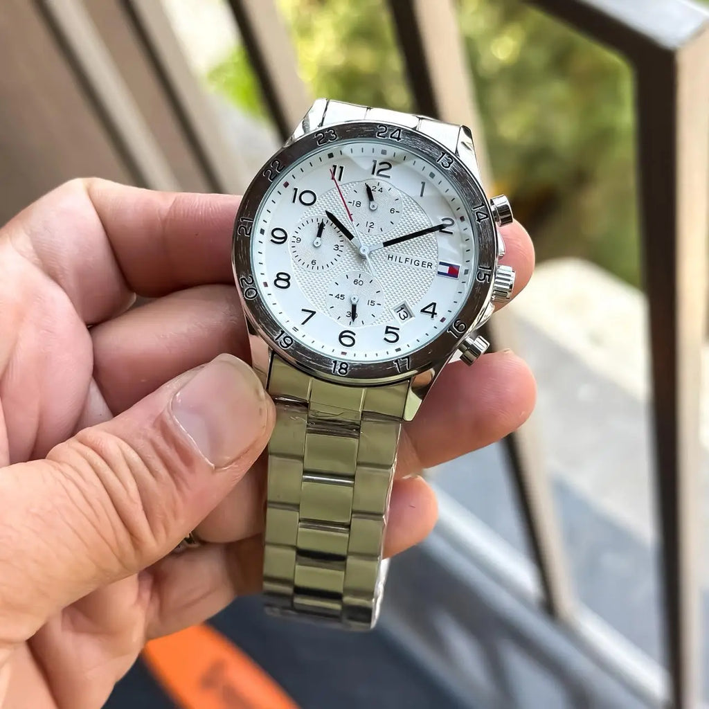 TOMMY SILVER WHITE