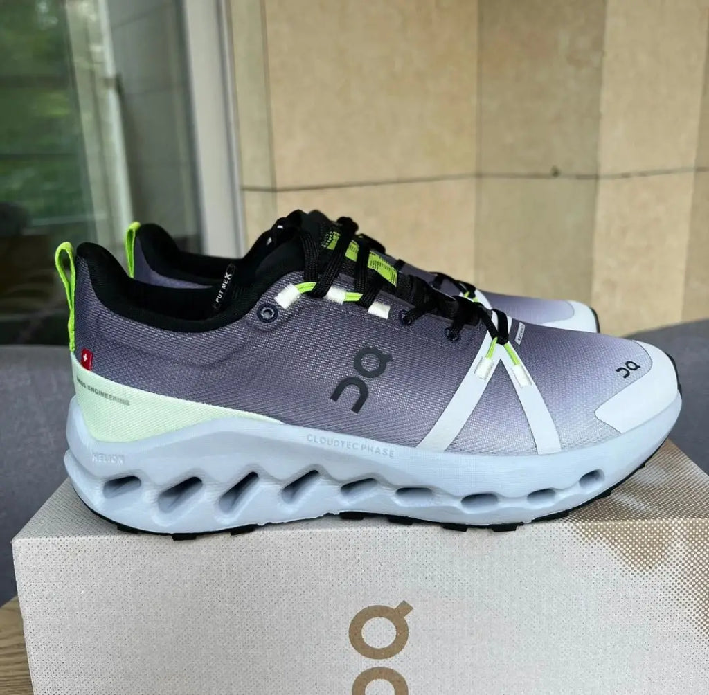 On Running Cloudsurfer Trail Waterproof Black Heather