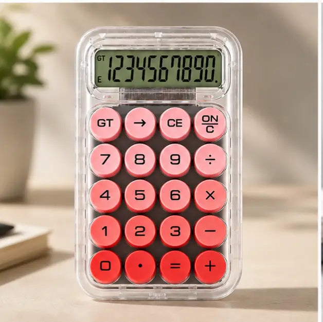 Calculator Transparent Brown