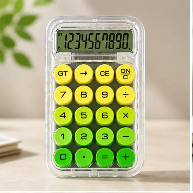 Calculator Transparent Green