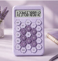 Calculator Hexagonal Candy Purple