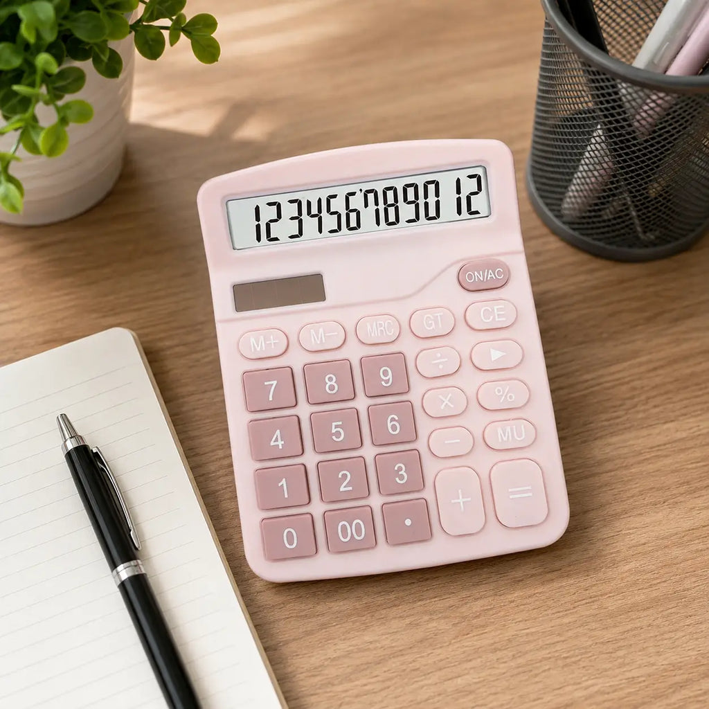 Calculator KK-837C-12S Pink