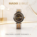 Raddo Daimond Ladies 2Ton silver black gold