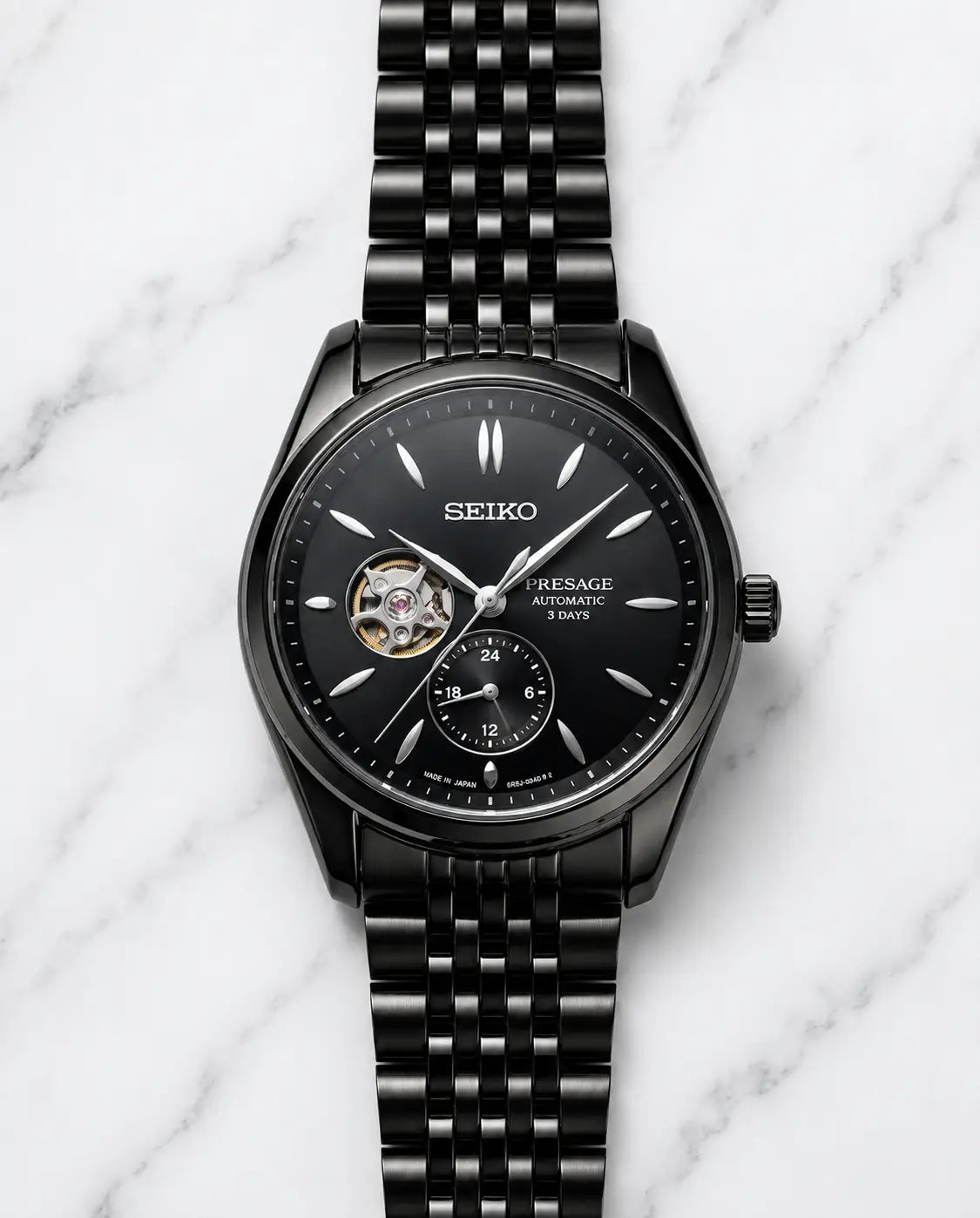 Seiko Presage Classic Automatic Full Black