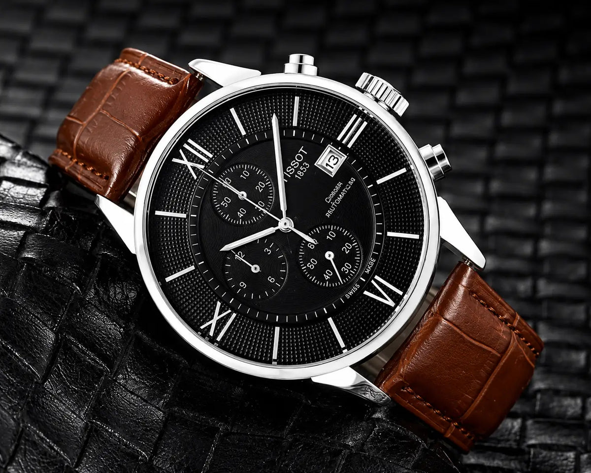 tissot 1853 Chemin Brown Silver-black