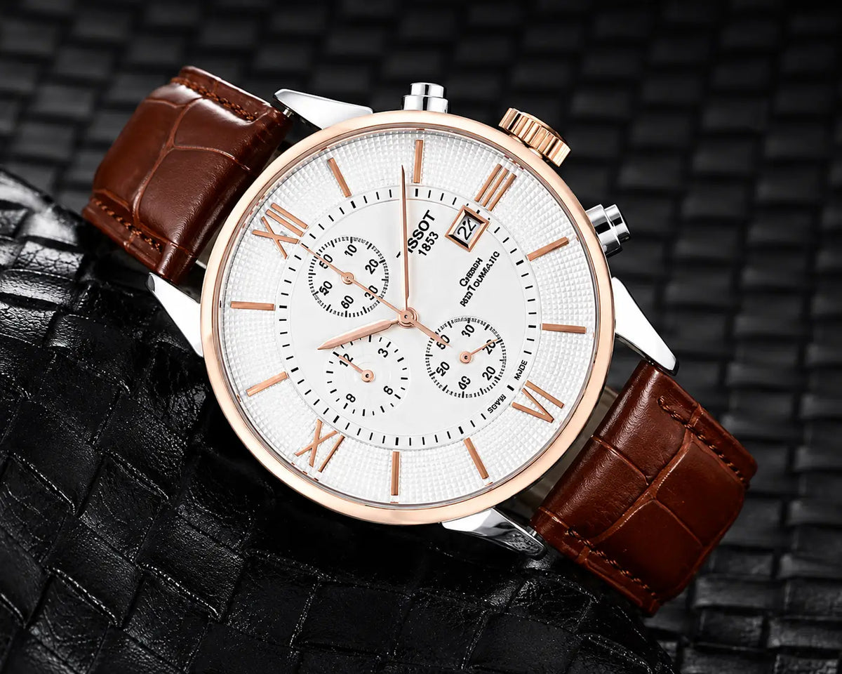 tissot 1853 Chemin Brown copper-White