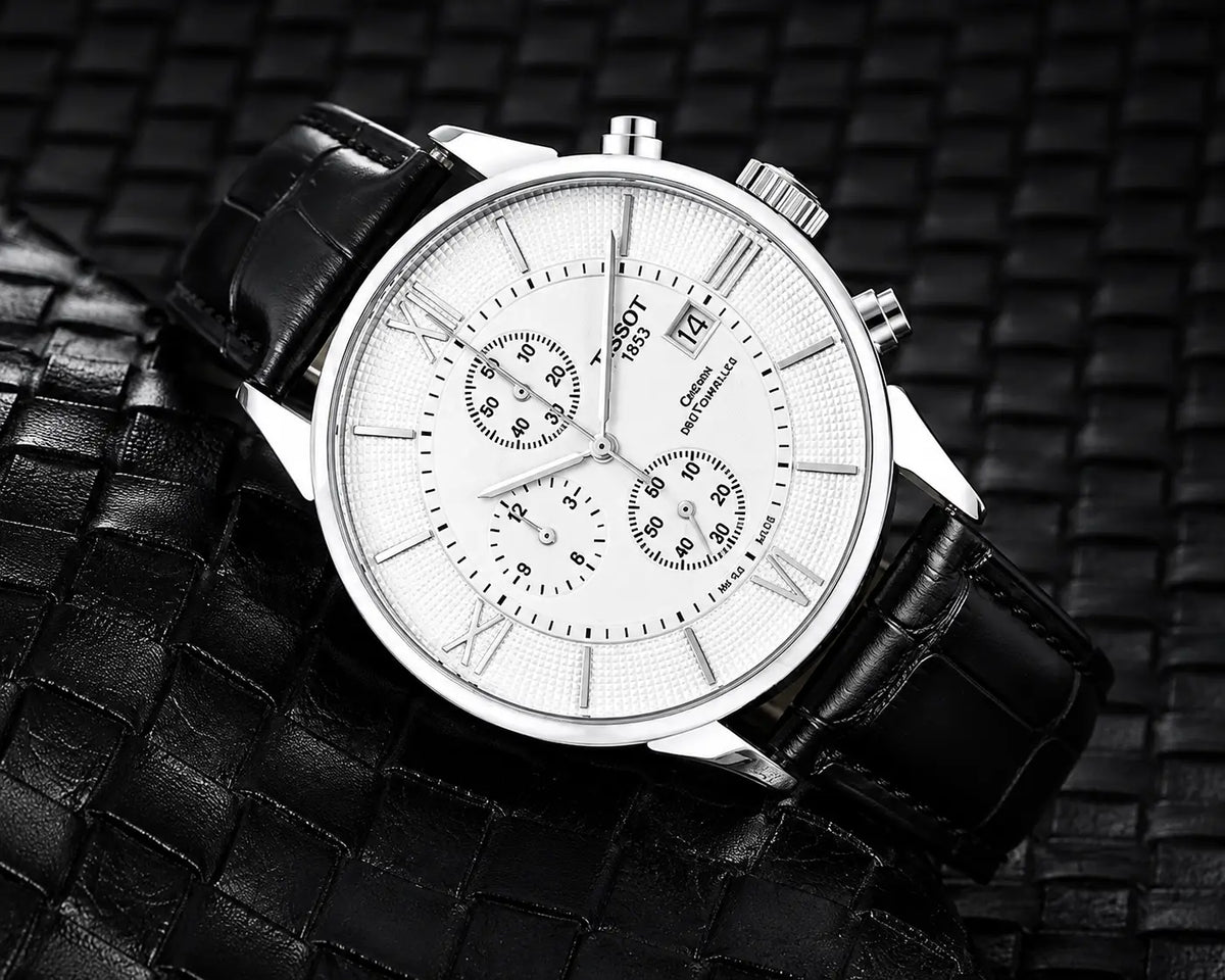tissot 1853 Chemin Black Silver-White