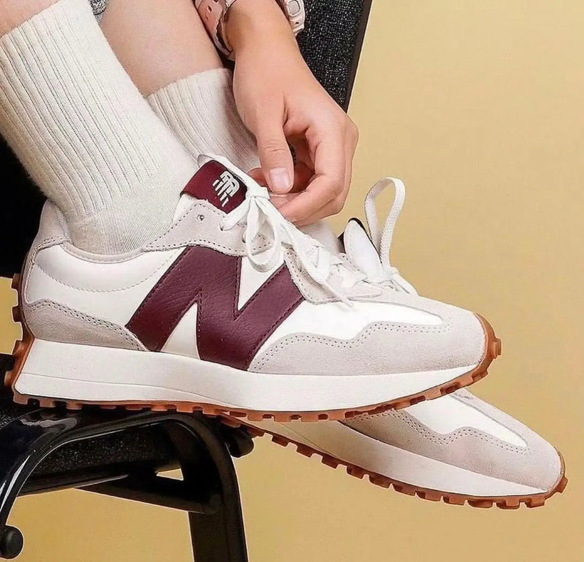 New balanc 327 moonbeam burgundy Fix (084