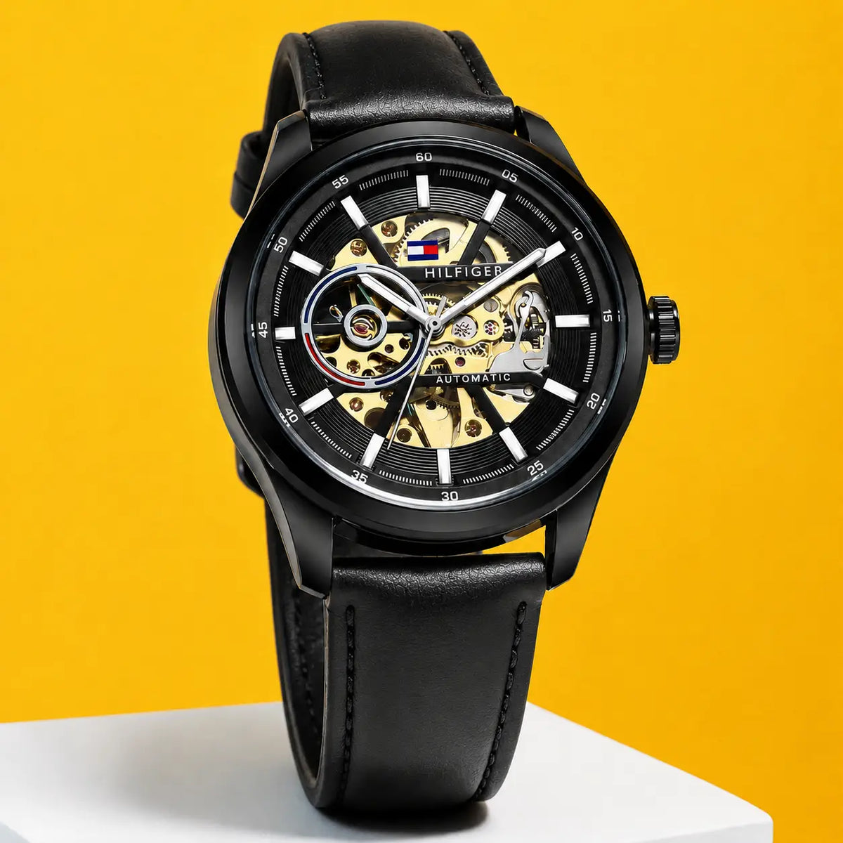 TOMMY HILFIGER AUTOMATIC Lether