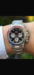 ROLEX DAYTONA RAINBOW SILVER