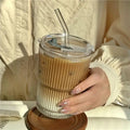 Sipper Glass Mug 400ml Tumbler