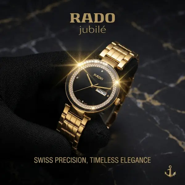 Raddo Daimond Ladies gold black