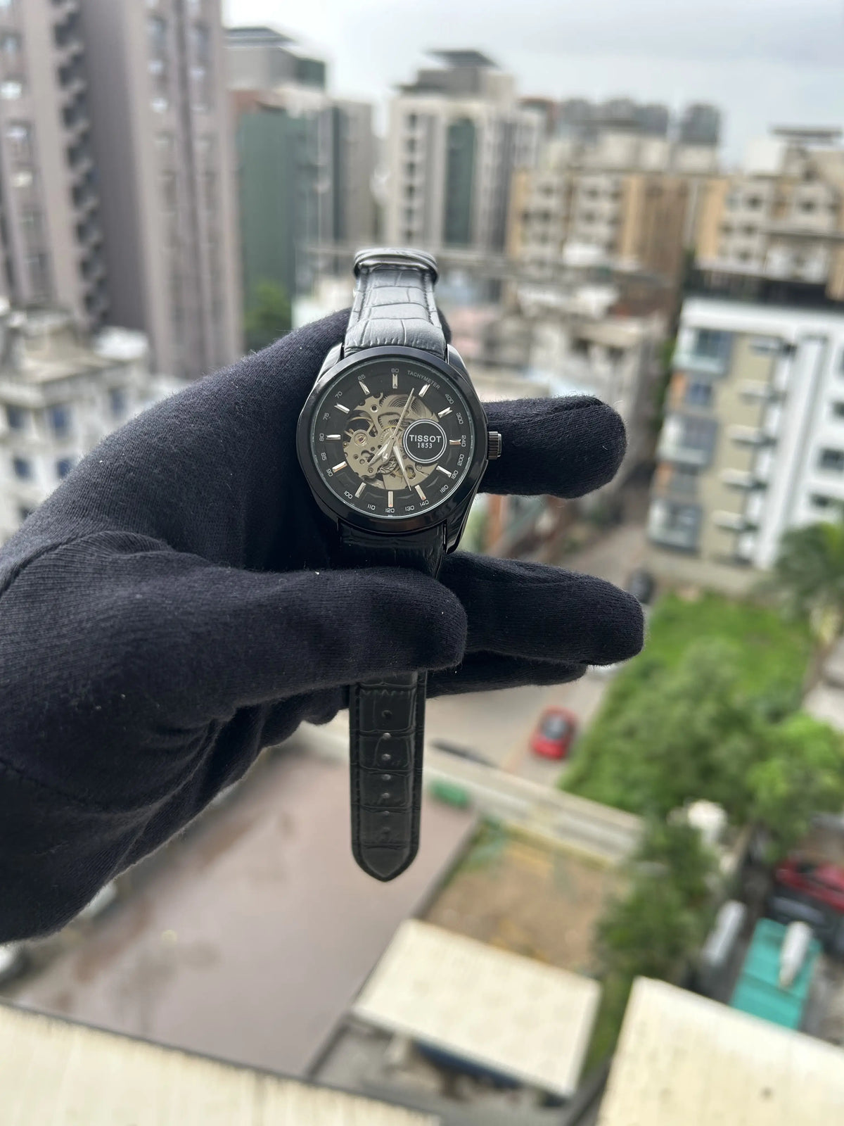 Tissot 1853 skeleton Automatic Full Black