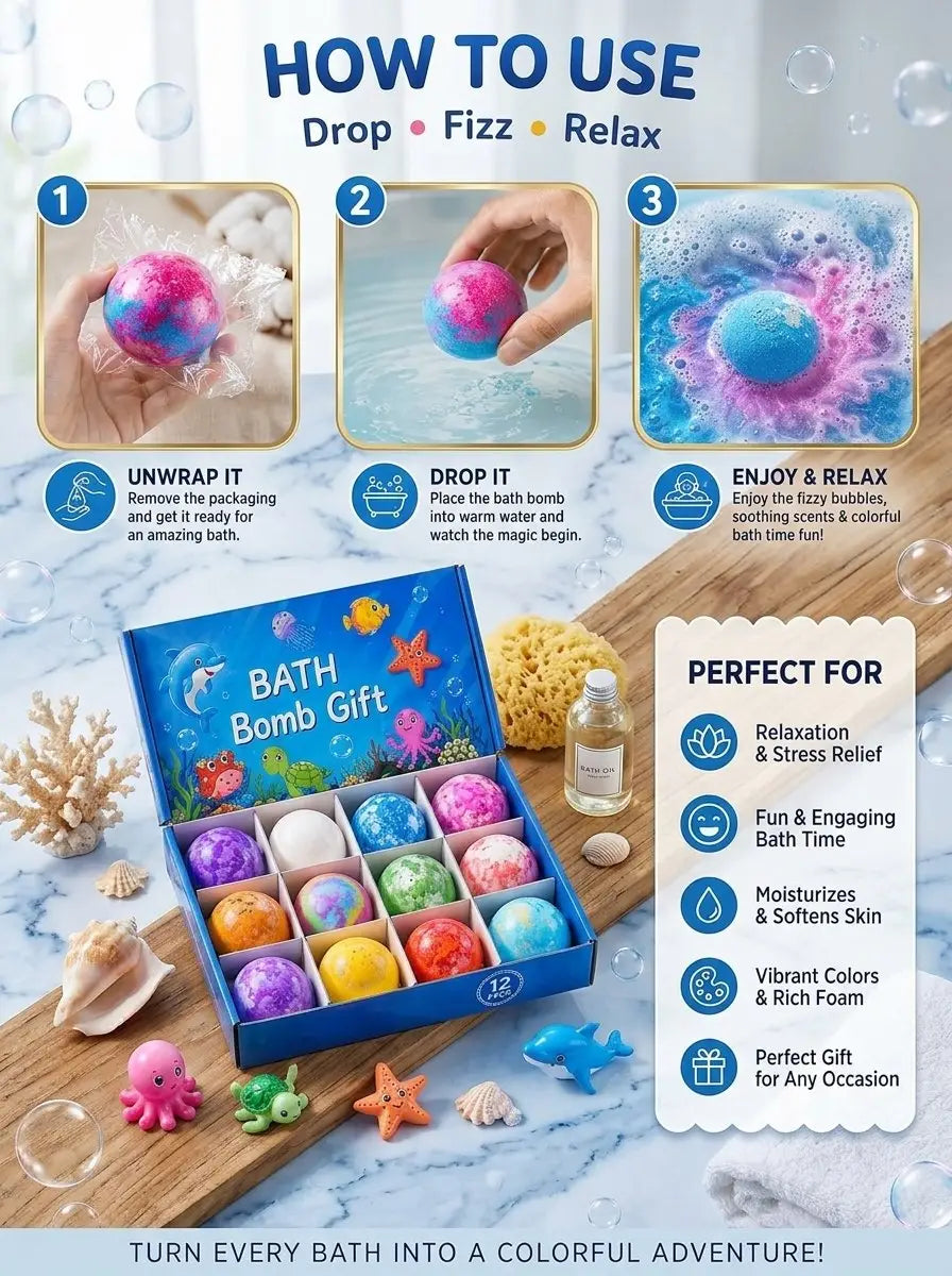 MAGICAL BATH BOMB BALLS