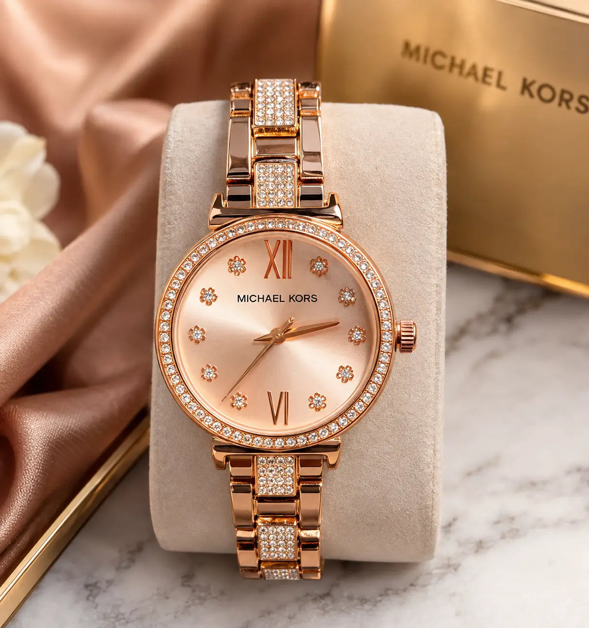 mic_heal kors_  sofie rose gold