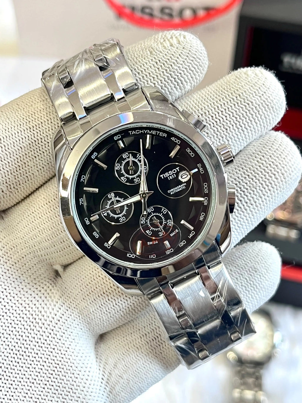 Tissot 1853 Couturier Silver Black