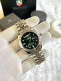 Rolex day date Dimond Silver green