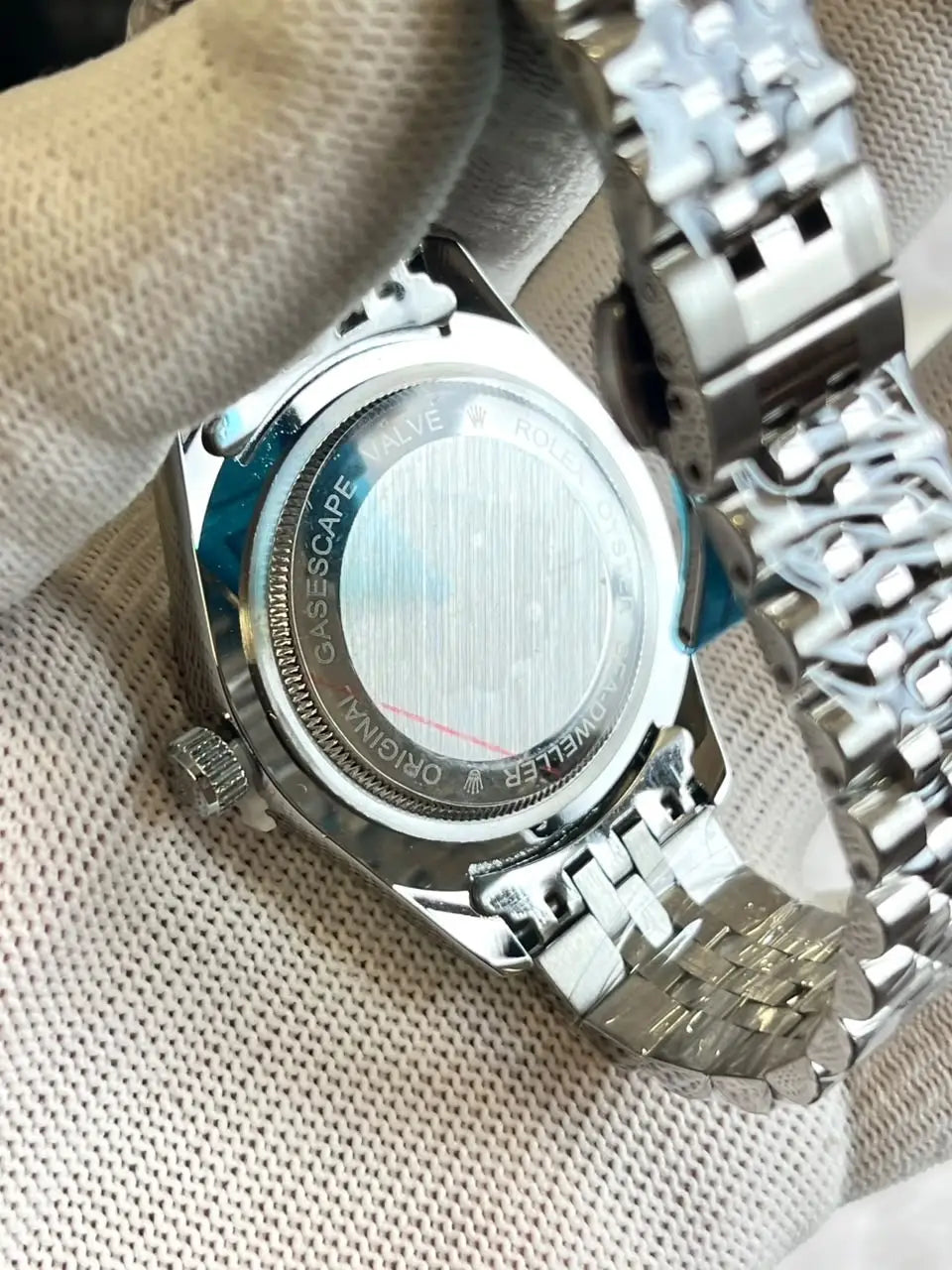 Rolex day date Dimond Silver green