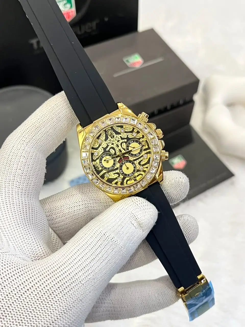 ROLEX OYSTER PERPETUAL TIGER GOLD