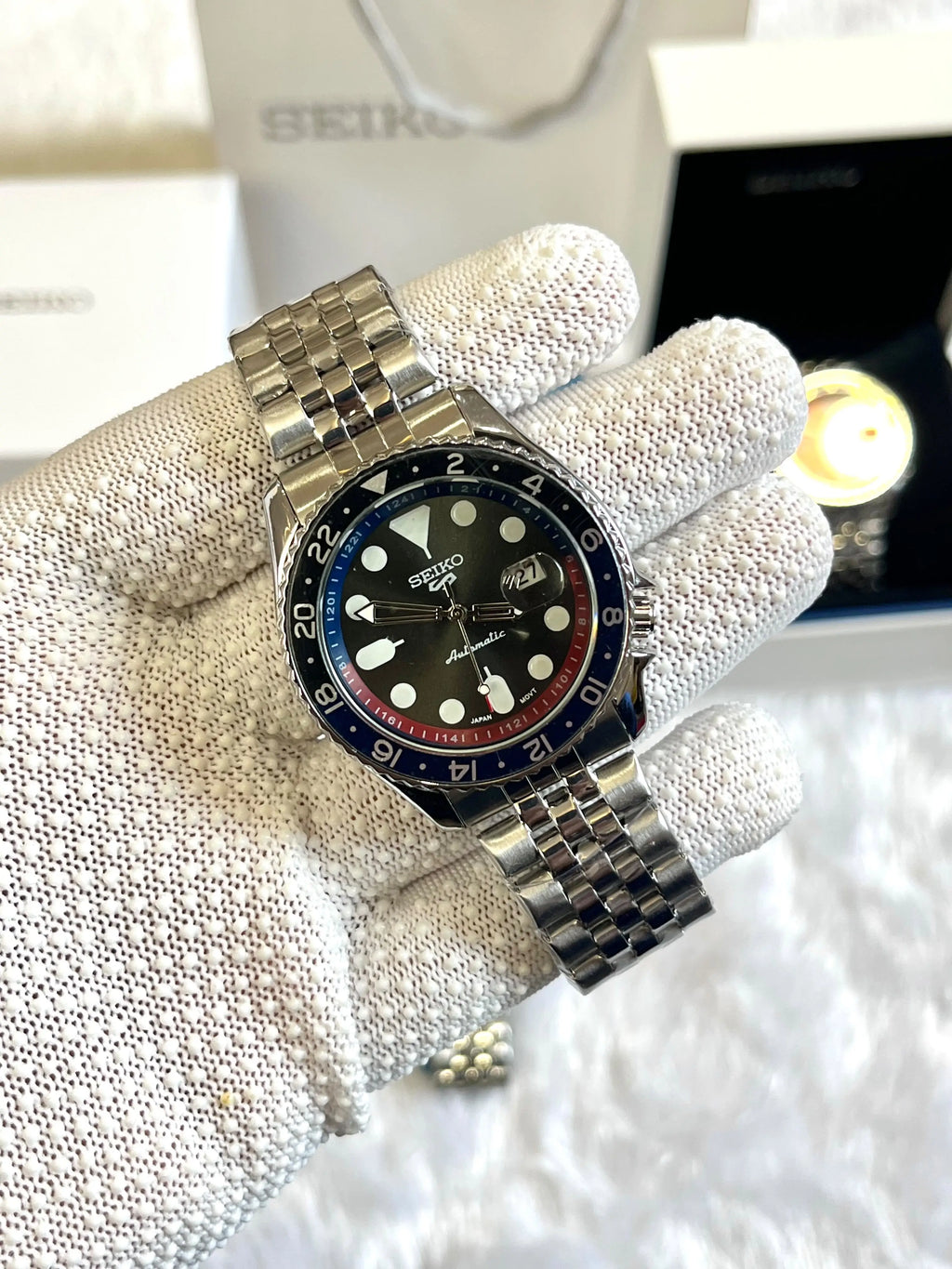 SEIKO 5 SPORTS GMT BLUE