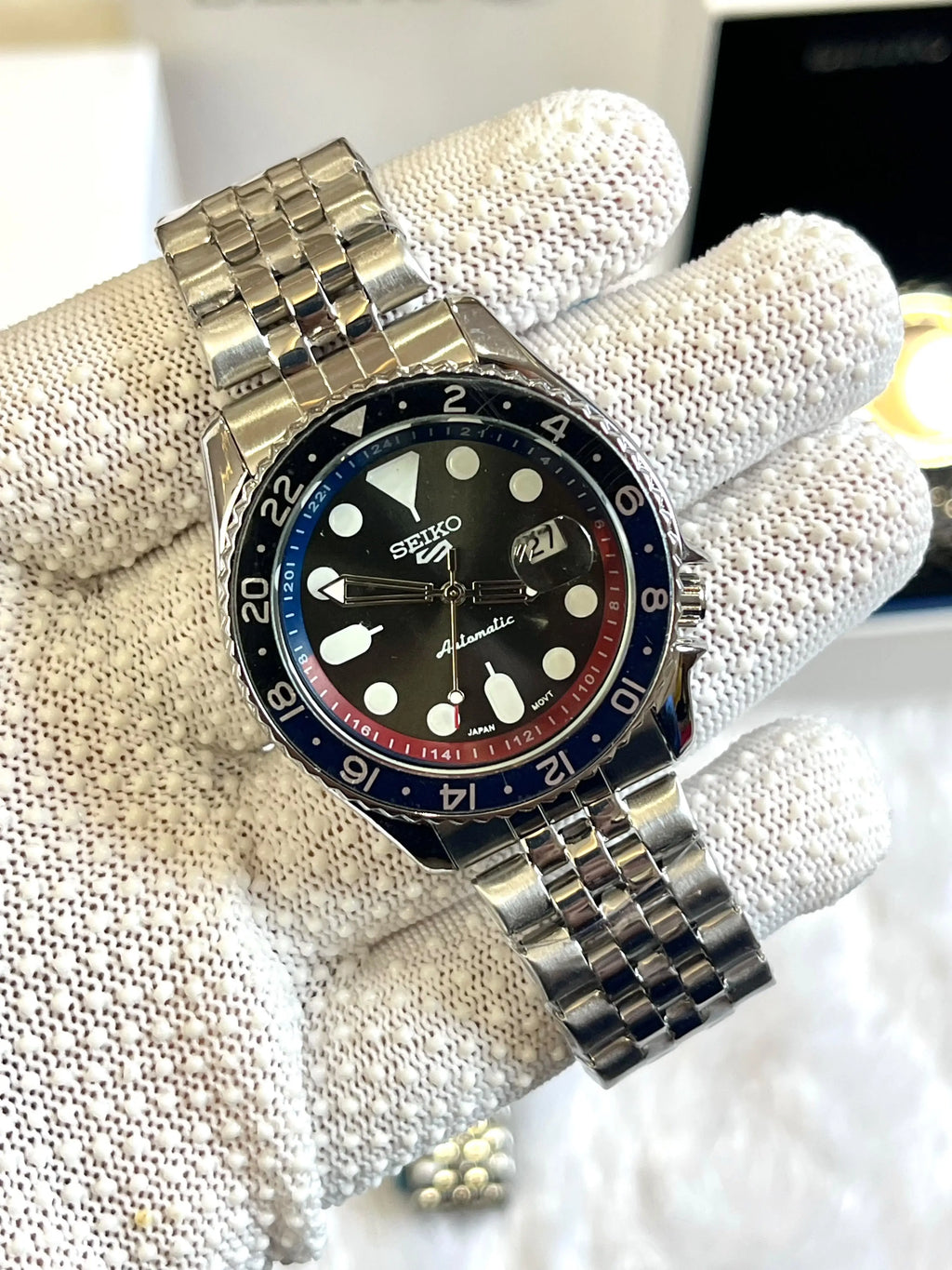 SEIKO 5 SPORTS GMT BLUE