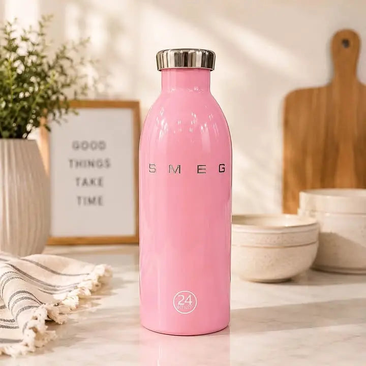 SMEG Clima Bottle Pink 500ml Tumbler