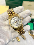 Rolex Sky-Dweller gold white