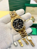 Rolex Sky-Dweller gold black