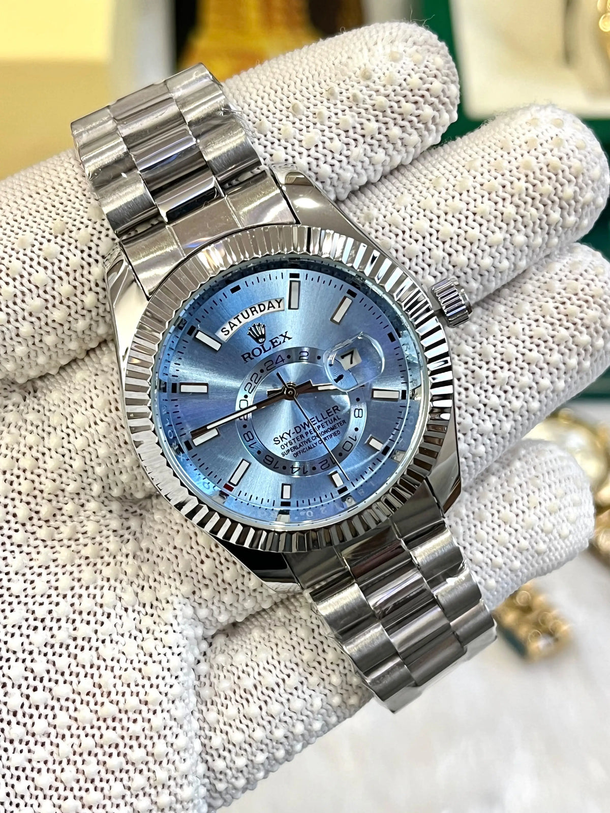 Rolex Sky-Dweller Silver tifni