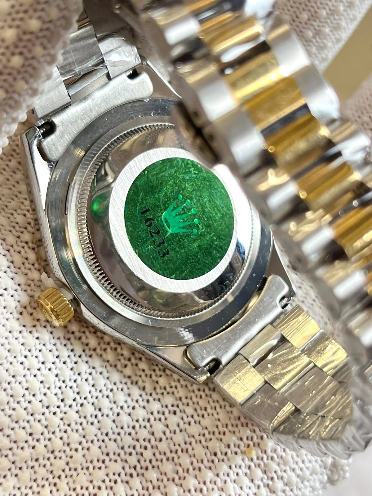 ROLEX DAY-DATE TWO-TONE DIMOND