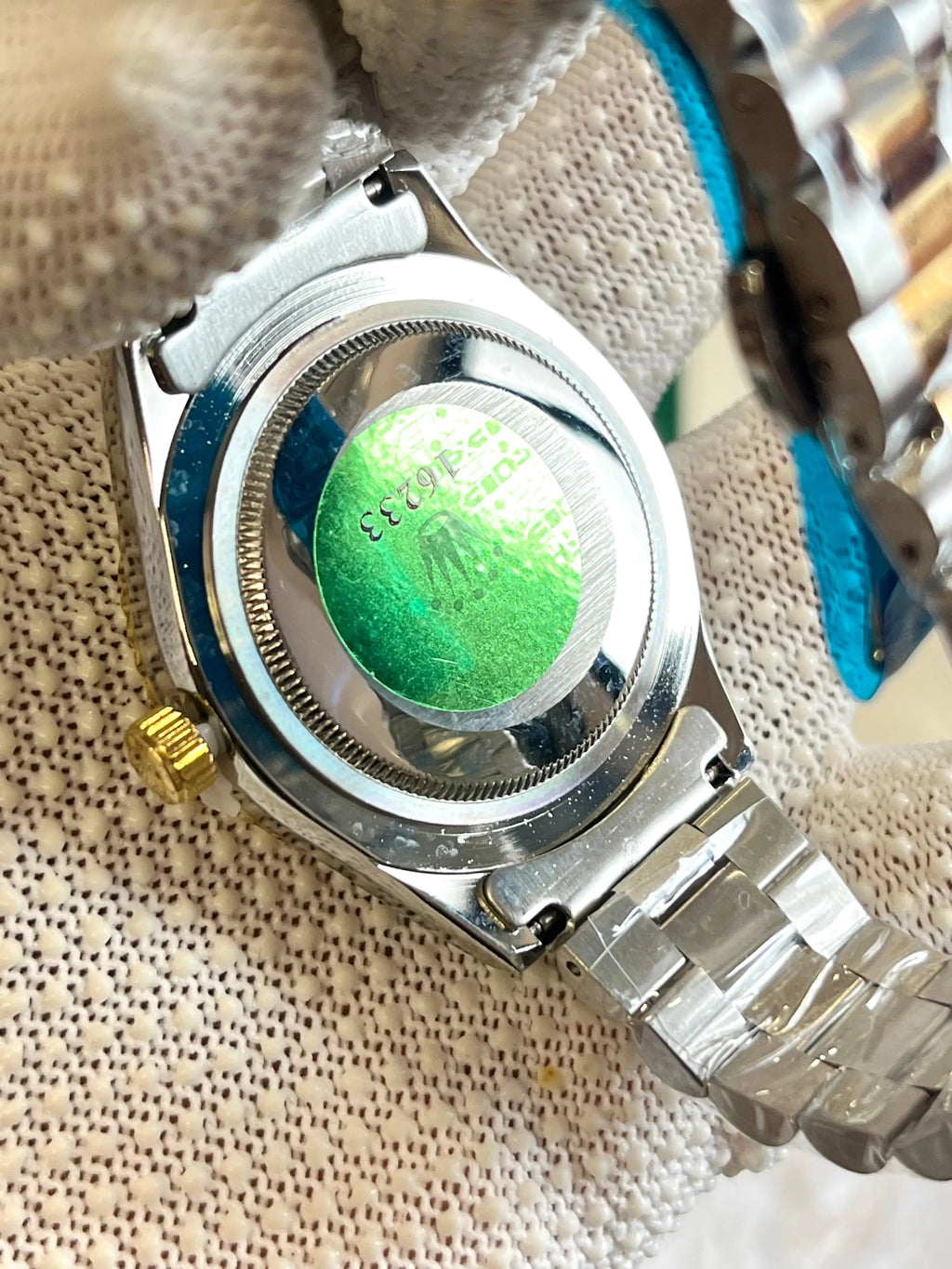 ROLEX DAY-DATE TWO-TONE DIMOND