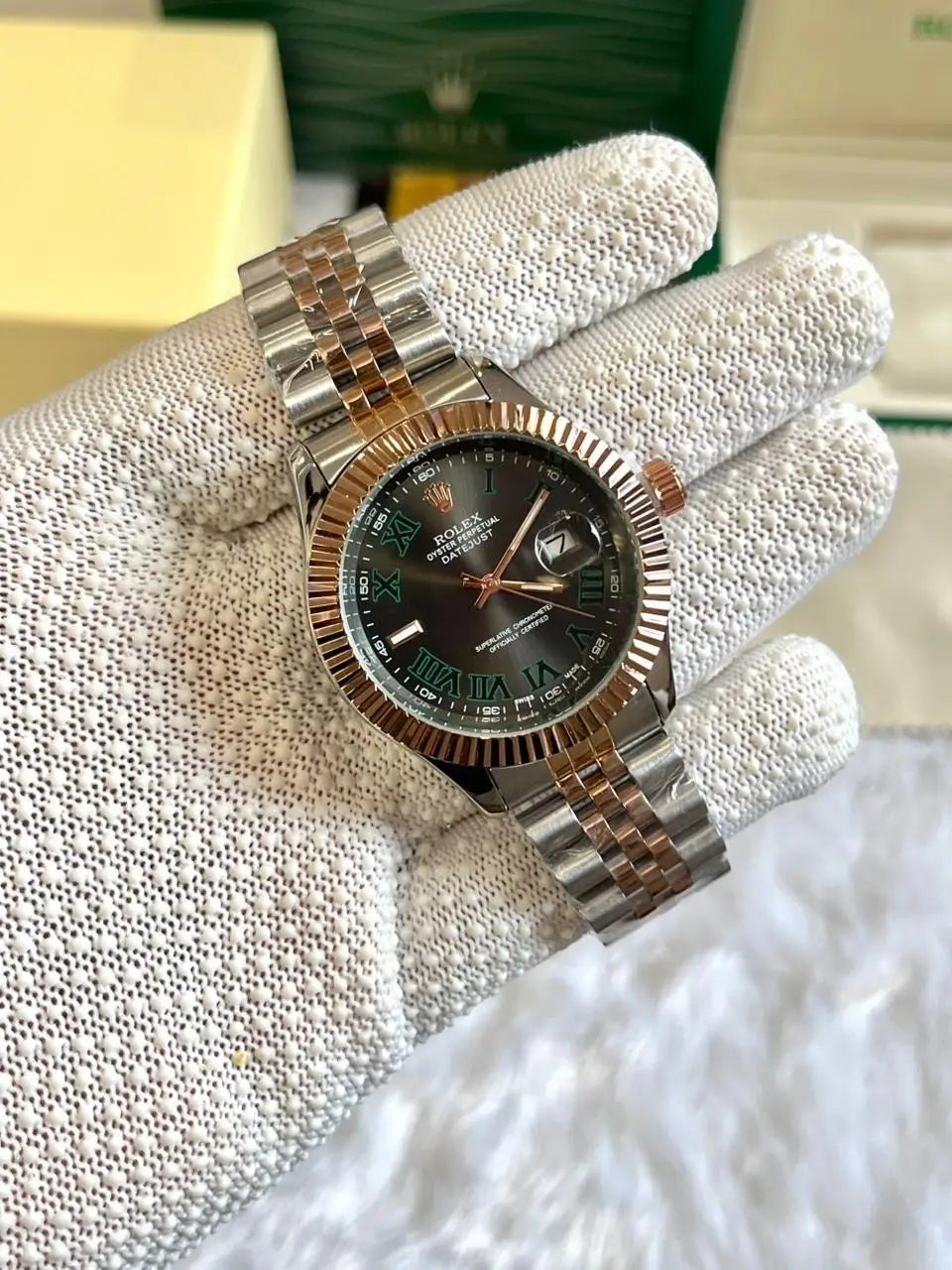 ROLEX JUST-DATE ROMAN