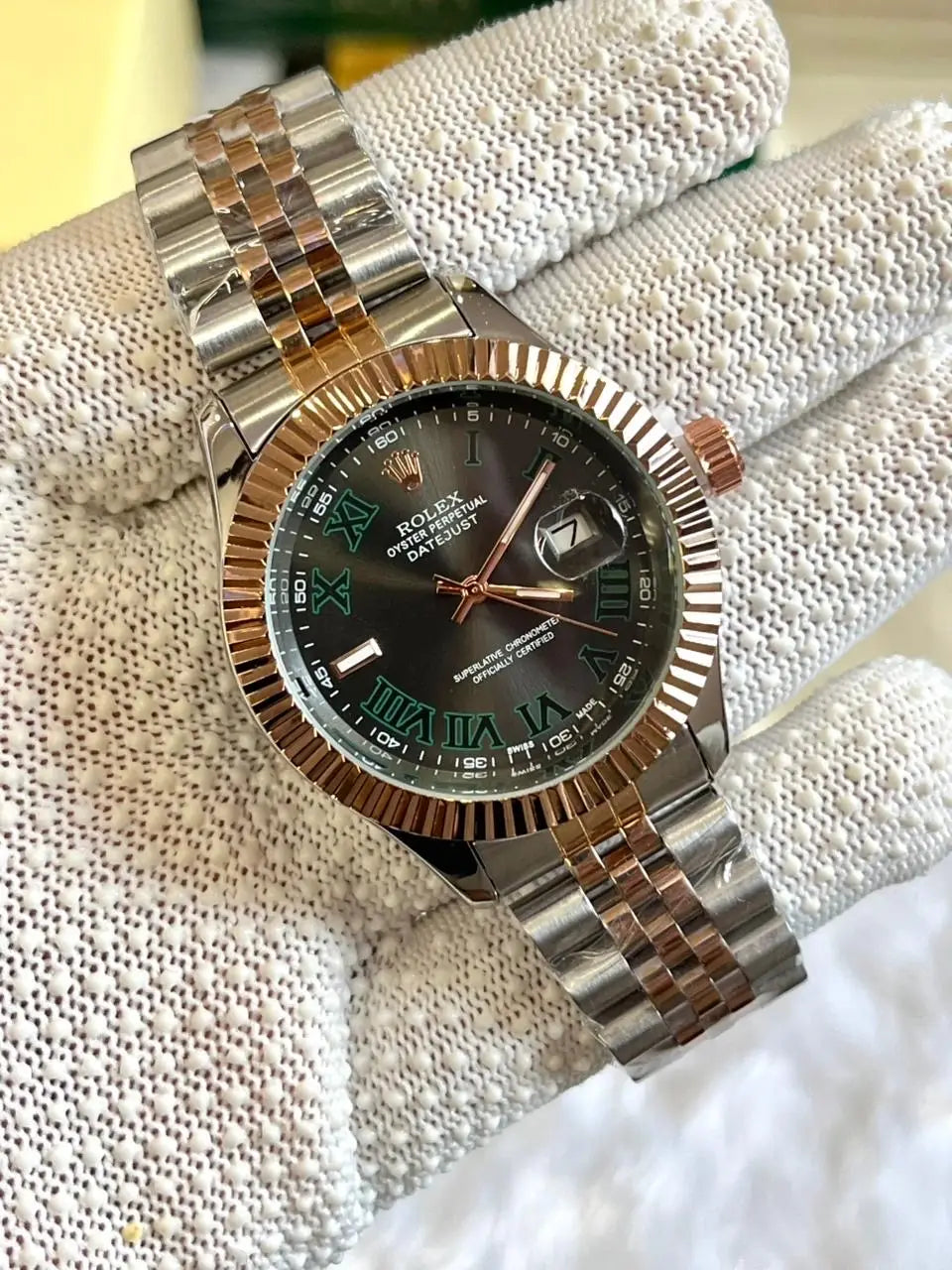 ROLEX JUST-DATE ROMAN