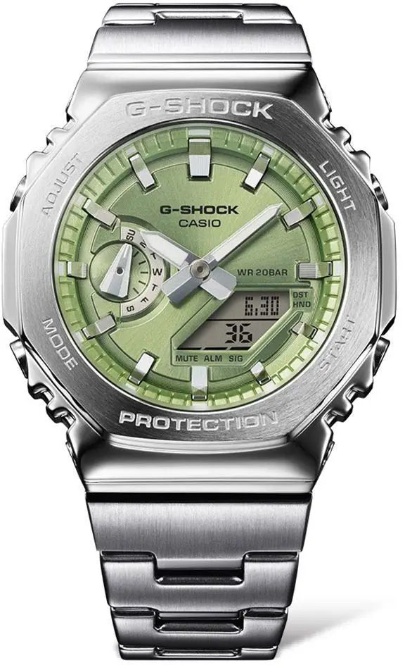 G Shock Men Quartz Green Dial Analo
