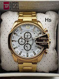 Diesel 10 bar only the brave rose gold and white