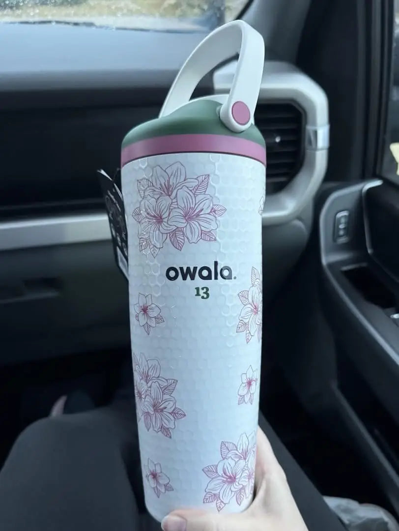 Owala Zalea FreeSip Special Edition Gold Ball Design 30oz  890 ml Tumbler