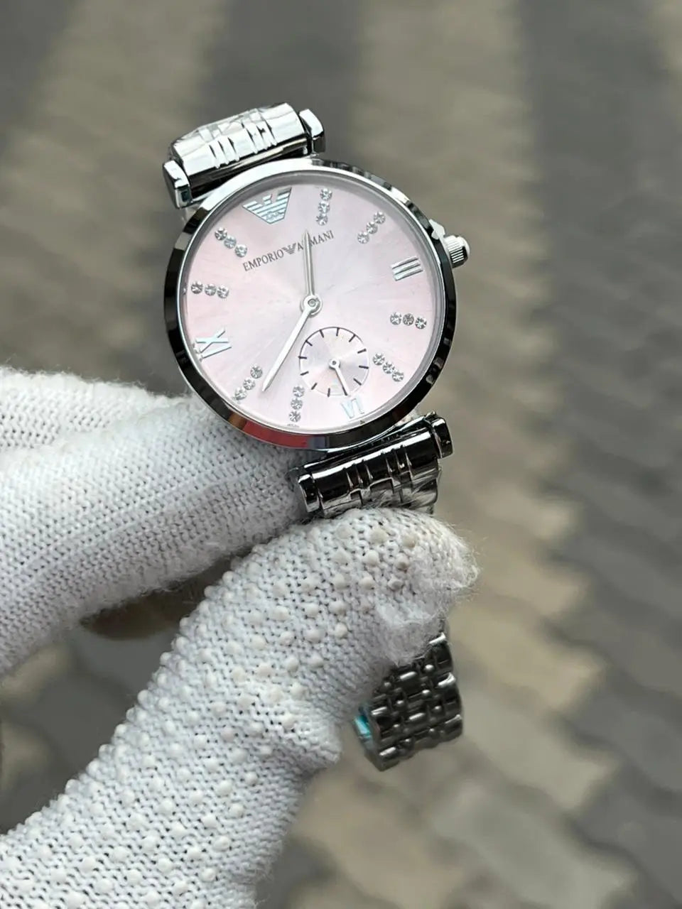 Emporio Armani Silver Pink
