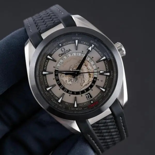 Omegg_a Seamaster Aqua Terra 150M Quartz World Map