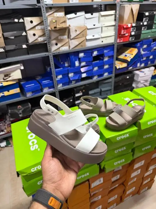 Crocs Brooklyn Sandals For Her White
