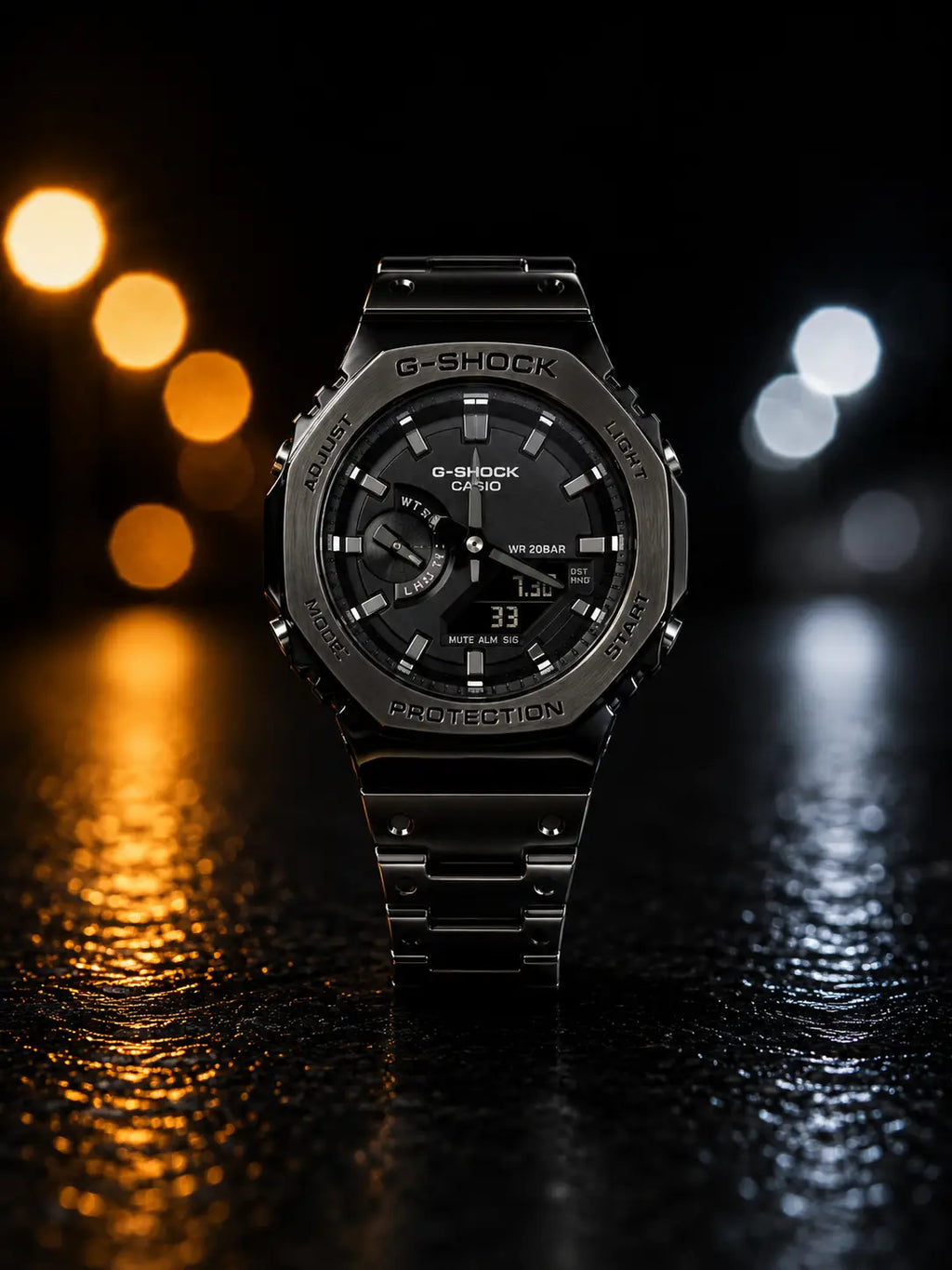 CASIO G-SHOCK GM2100 METAL FULL BLACK