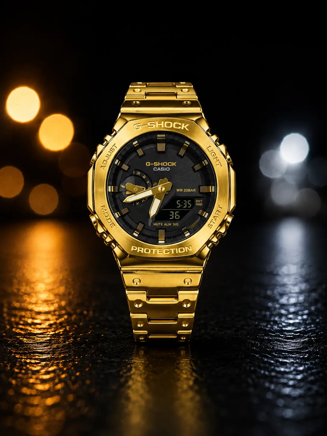 CASIO G-SHOCK GM2100 METAL GOLD