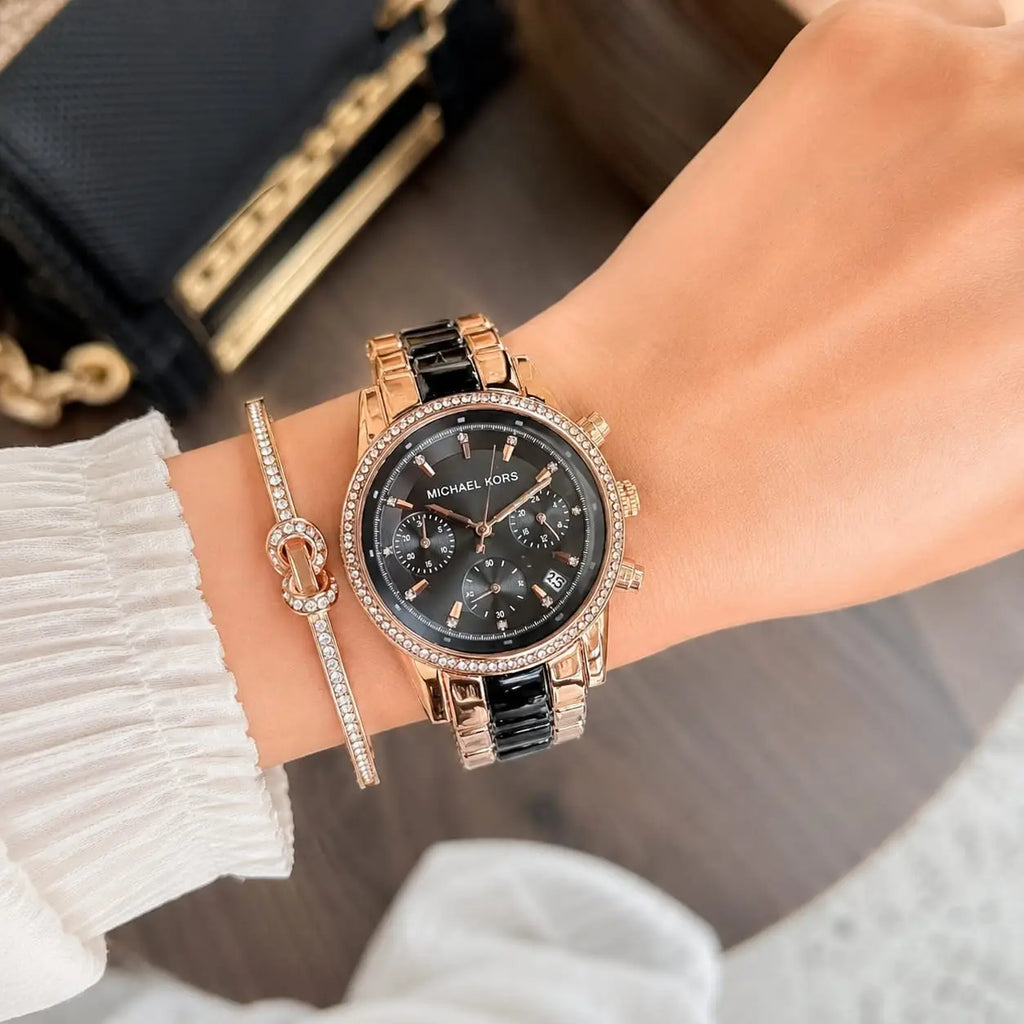 MICHAELKORS_LADIES_ROSE_BLACK