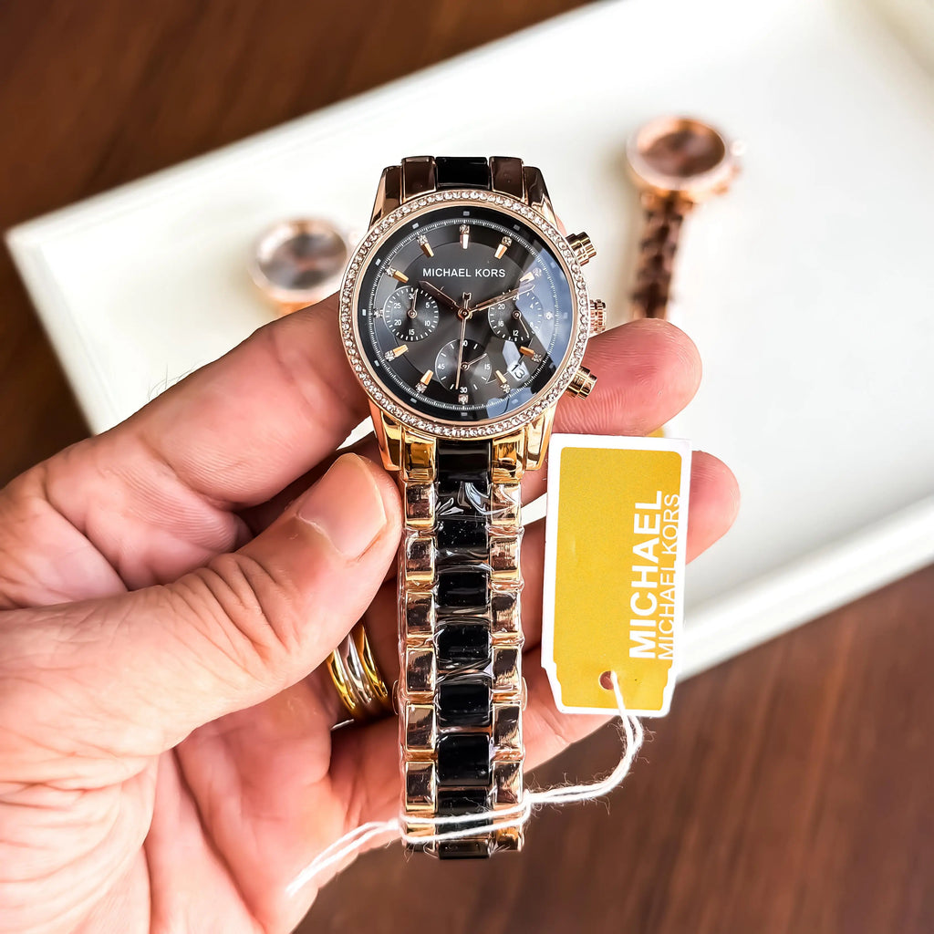 MICHAELKORS_LADIES_ROSE_BLACK