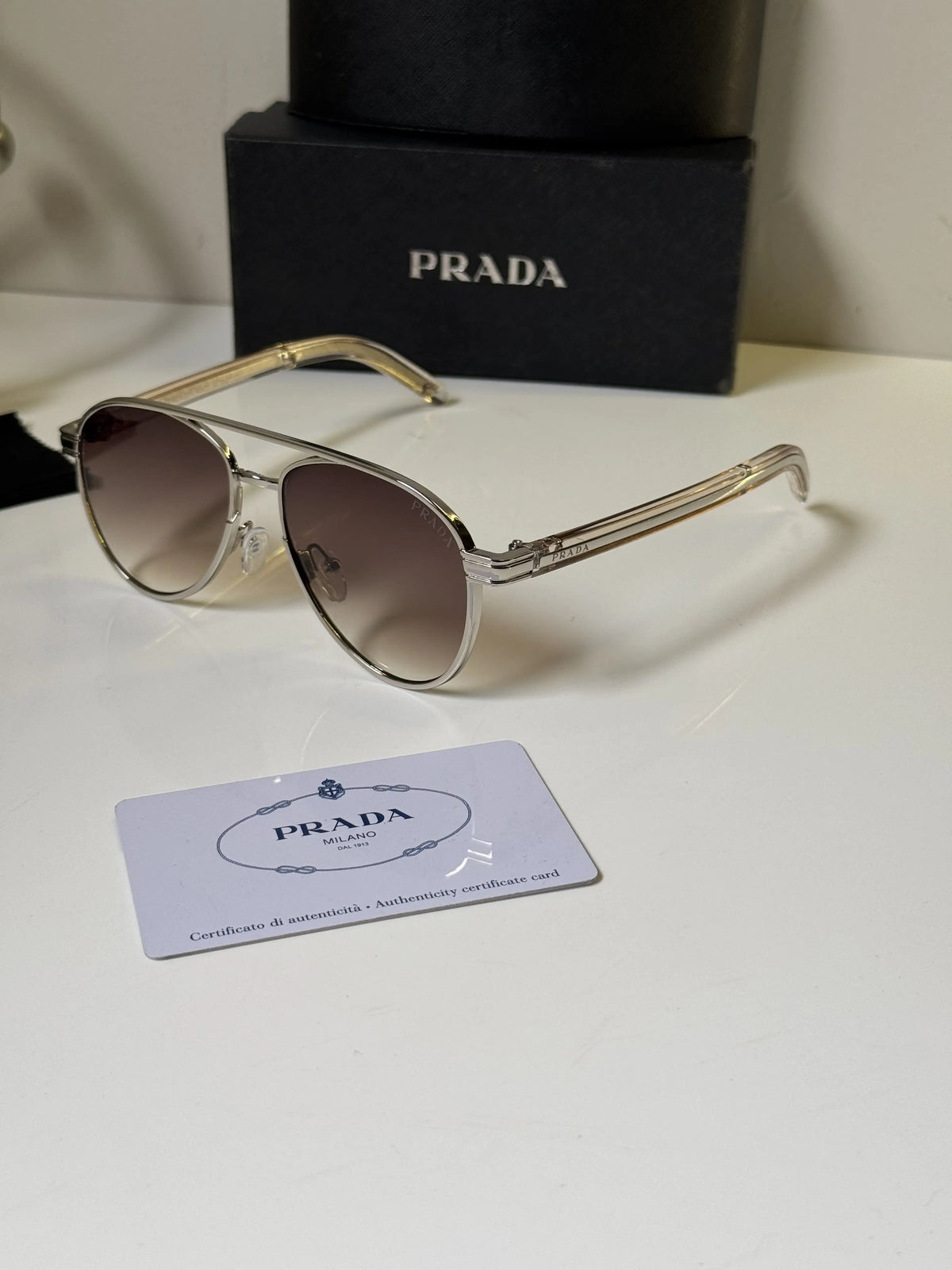 Prada_269_Silver_Brown_Aviator