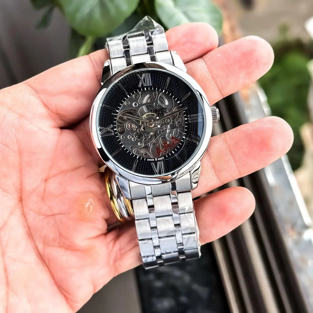 TISSOT AUTO SILVER BLACK