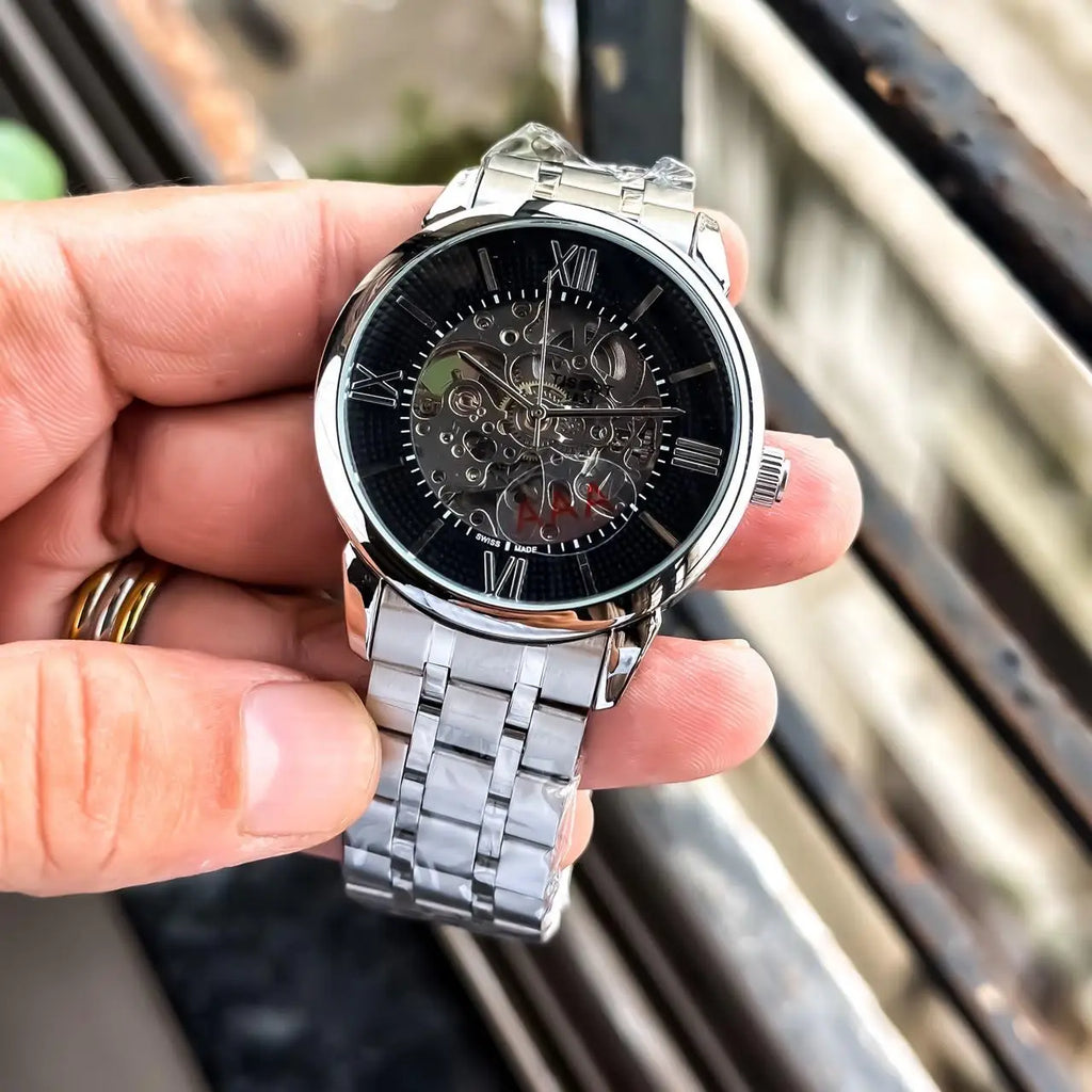 TISSOT AUTO SILVER BLACK