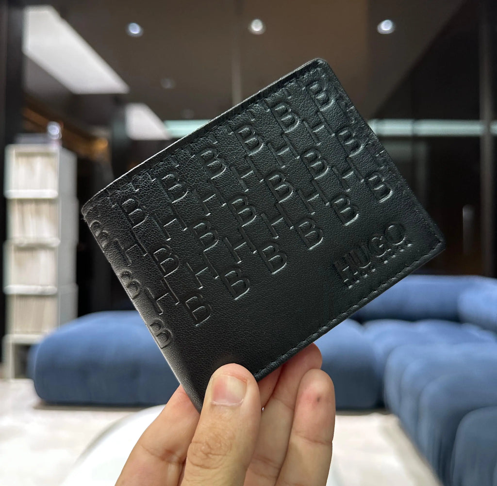 Hugo Bos s Monogram Premium Wallet Black h55