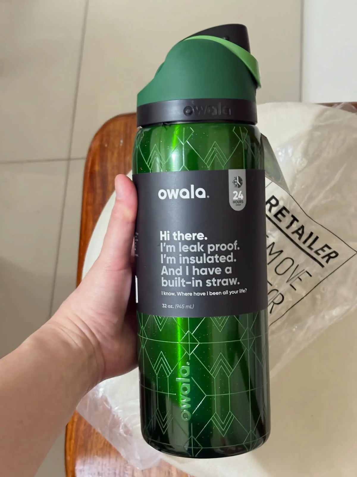 Owala Wicked Elphaba Emerald Green 32Oz | 945 ml Tumbler